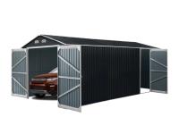 TMG Industrial MS1020A 10 Ft X 20 Ft Metal Garage Shed