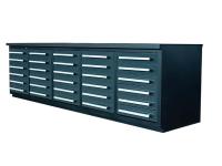TMG Industrial WB30D 10 Ft 30-Drawer Workbench