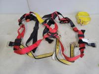 Fall Protection Harness and 2 Inch Tie Down Strap