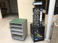 2 Ft X 2 Ft X 3 Ft Cabinet, Office Chair and Display Case