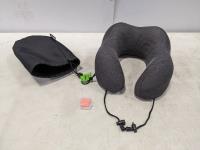 Travel Pillow with Earplugs