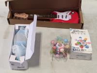 Guitar, Microphone and Baby Toy