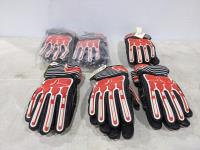 (4) Pairs of Size Large (2) Pairs of Size Xl Shock Boss Gloves