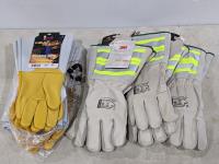 (7) Pairs of Work Gloves