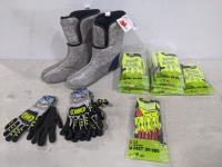 Baffin Boot Liners Mens Size 12 and (13) Pairs of Gloves