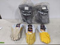 (2) Thermatoe Mens Size 12 Boot Liners and (13) Pairs of Gloves