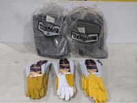 (2) Thermatoe Mens Size 12 Boot Liners and (13) Pairs of Gloves