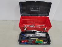 Stack-On 19 Inch Tool Box with Qty of Tools