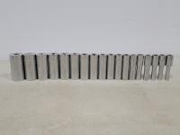 Gray Tools 18 Piece 3/8 Inch Drive Metric Deep Sockets
