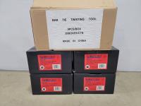 (4) Boxes of Surepoint #12 X 4 Inch Flat Head Wood Screws and (100) Bar Tie Twisting Tools
