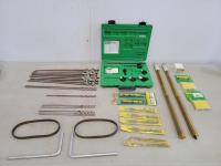 Greenlee Quick-Change Wood Boring Kit and Qty of Various Drill and Boring Bits