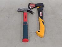 H. Brothers 500G Hatchet and 16 oz Claw Hammer