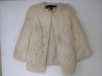 Vintage Tannery Row White Fur Coat