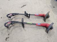 (2) Toro 11 Inch Electric Weed Trimmers