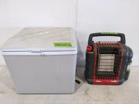 Mr. Heater Portable Propane Heater and Koolaton Electric Cooler