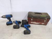 Mastercraft 1/2 Inch Drive Impact (Inoperable), Cordless Impact and Drill