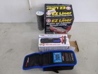 Ez Liner Bed Liner, (10) Rolls of Electrical Tape and Jump N Carry 12V Lithium Jump Starter