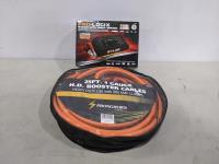 25 Ft 1 Gauge Booster Cables and Pro-Logix 6/12V Battery Charger