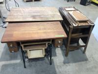 Vintage Sewing Table, Ironing Table and Side Table