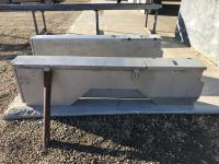 Pair of Upland Mfg 76 Inch Stainless Steel Truck Saddle Tool Boxes