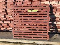 Large Qty of 14 Inch X 15 Inch Poly Barn Floor Slats