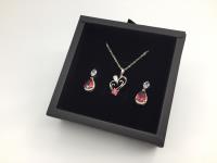 Red Ruby 2 Piece Jewellery Set