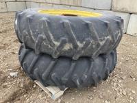 (2) Firestone 18.4 - 38 Tires w/ Rims