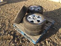 (4) Tires w/ Aluminum Rims & (1) Spare Tire w/ Steel Rim