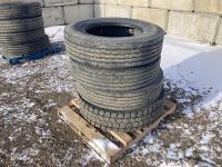 (4) 11R24.5 Tires