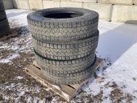 (4) 11R24.5 Tires