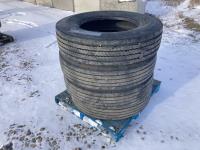 (4) 11R24.5 Tires