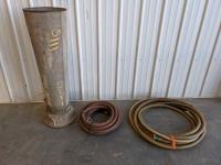 Pneumatic Air Mover and (2) Industrial Air Hoses