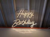 Happy Birthday Light Sign