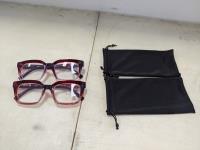 (2) Pairs of Reading Glasses