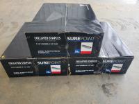 (3) Cases of Surepoint 7/16 Inch X 1/2 Inch Collated Staples