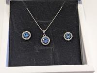 SMARTLIFE Aquamarine Halo 2 Piece Set