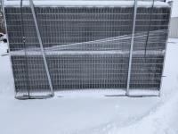 (105) Pieces of Galvanized Site Fencing