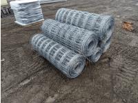 (5) Rolls 4 Inch X 6 Inch X 50 Inch 12.5 Gauge Livestock Fence