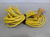 12 Gauge 50 Ft Extension Cord with Triple Tap End