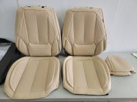 (2) Beige Universal Seat Covers