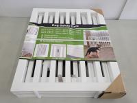 Freestanding Foldable Pet Gate