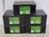 (5) Boxes of Surepoint Collated 2-1/2" x .148" Joist Hanger Nails HDG Paper Tape