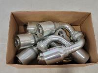 (7) 1-1/4 Inch Eaton Aeroquip Hydraulic Fittings