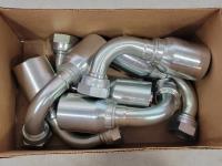 (6) 1-1/4 Inch Eaton Aeroquip Hydraulic Fittings