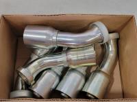 (6) 1-1/4 Inch Eaton Aeroquip Hydraulic Fittings