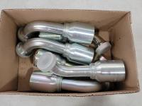 (6) 1-1/4 Inch Eaton Aeroquip Hydraulic Fittings