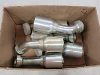 (6) 1-1/4 Inch Eaton Aeroquip Hydraulic Fittings