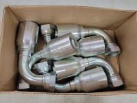 (6) 1-1/4 Inch Eaton Aeroquip Hydraulic Fittings