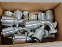 (10) 1 Inch Eaton Aeroquip Hydraulic Fittings