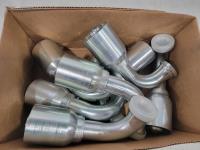 (8) 1-1/4 Inch Eaton Aeroquip Hydraulic Fittings